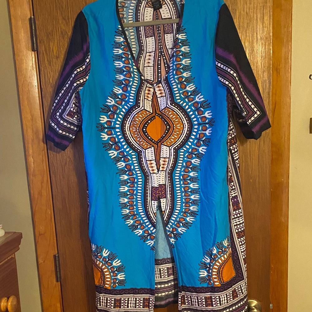 Ashley Stewart Multicolor Patterned Dress🍀